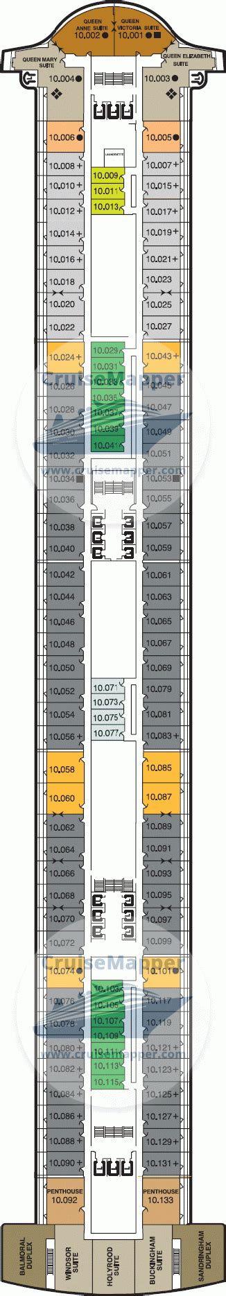 queen mary 2 deck plan 10